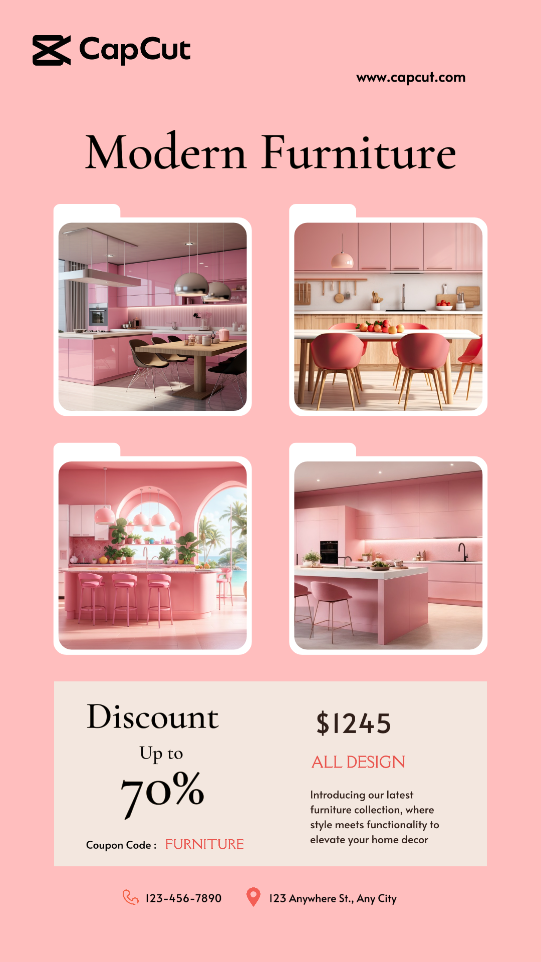 Promoção de Móveis Rosa para Casa