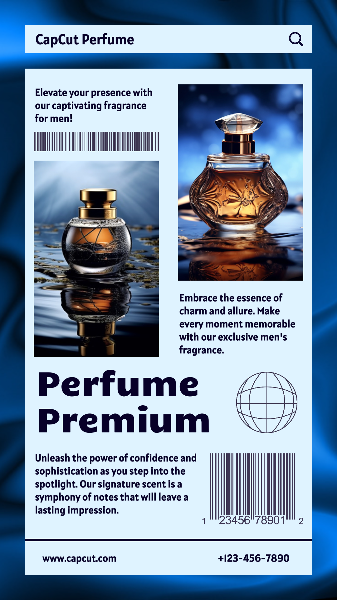 Exhibición De Productos De Perfume