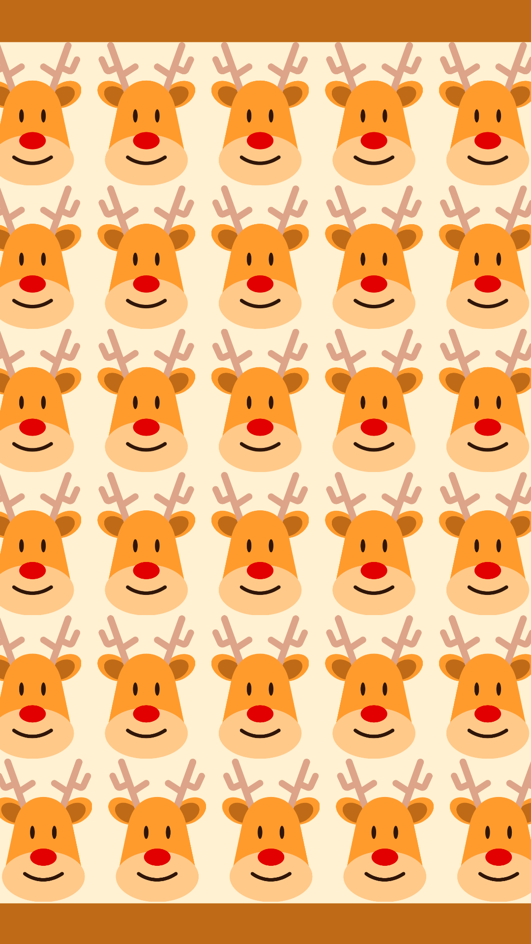 Wallpaper kreatif poster kartun rusa