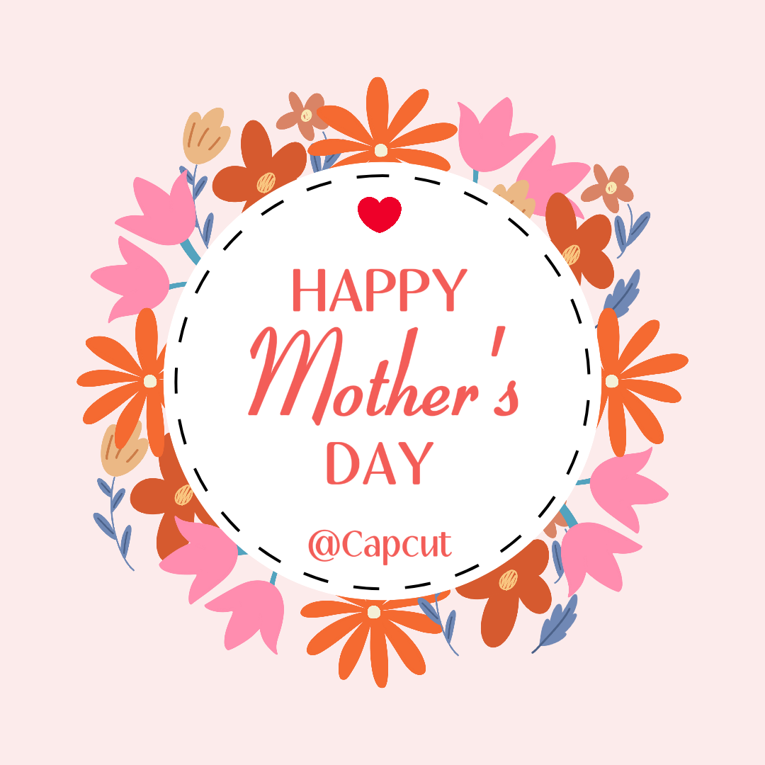 General Industry Mother's Day Instagram Post White Pink Delicate Style