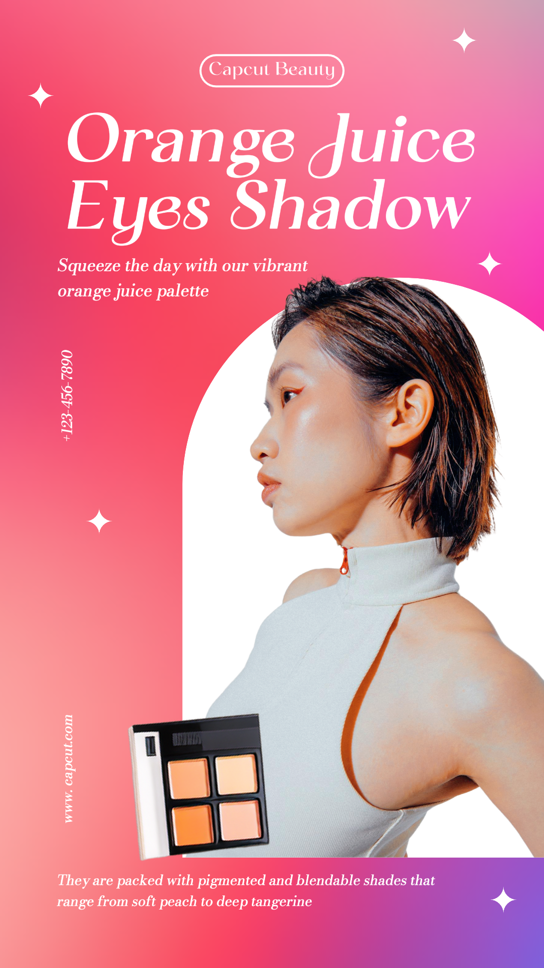 Producto De Belleza Sombra De Ojos Historia De Instagram