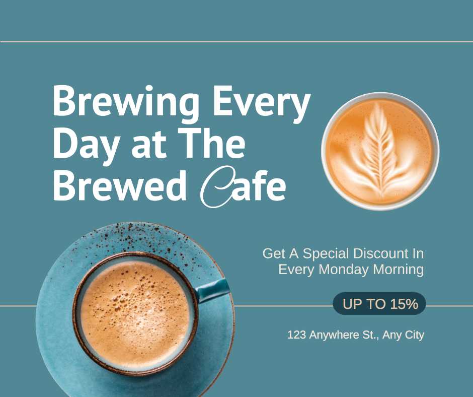 Coffee Shop Promotion Facebook Post