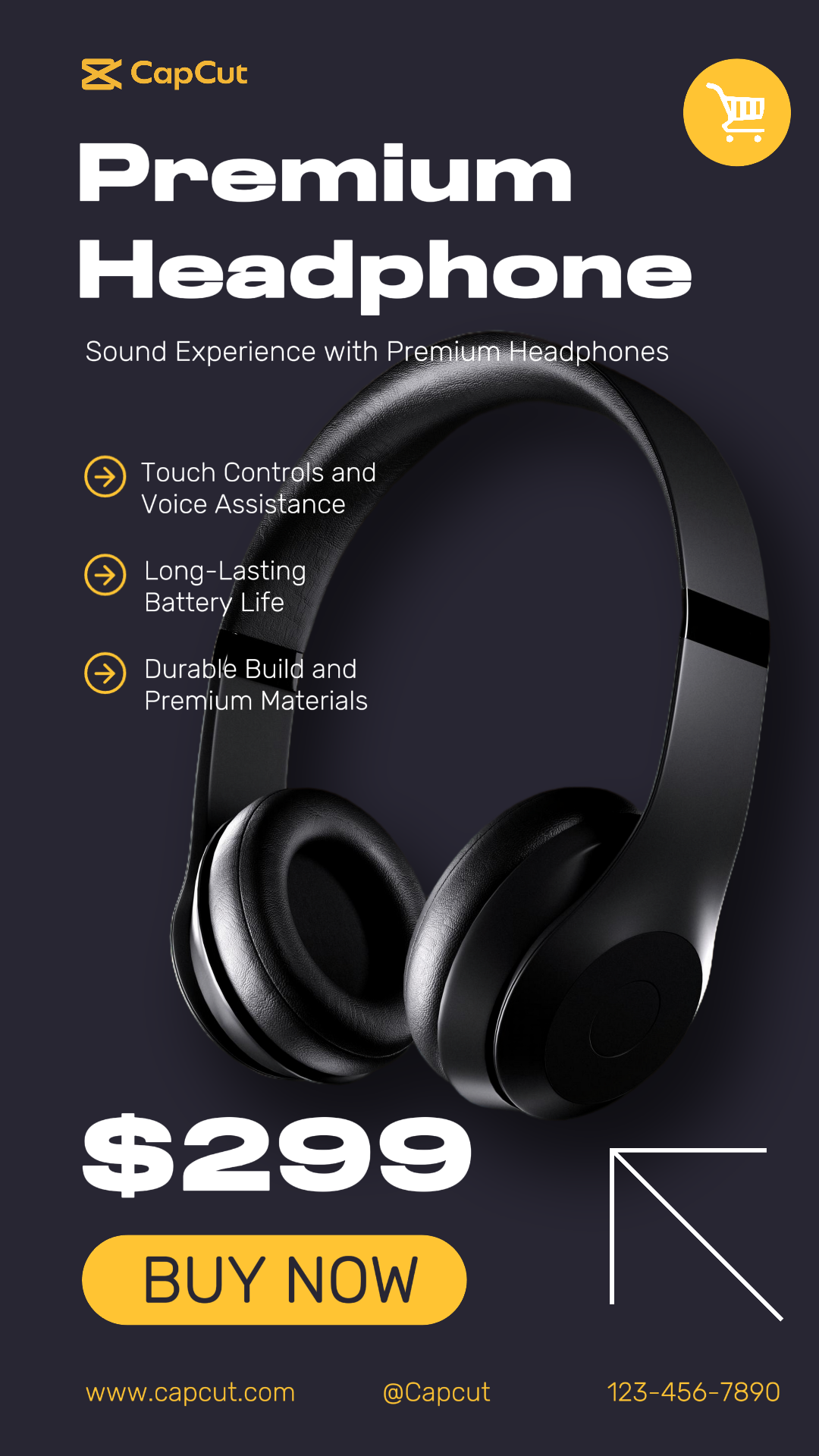 Premium Headphone Promotion Instagram Story