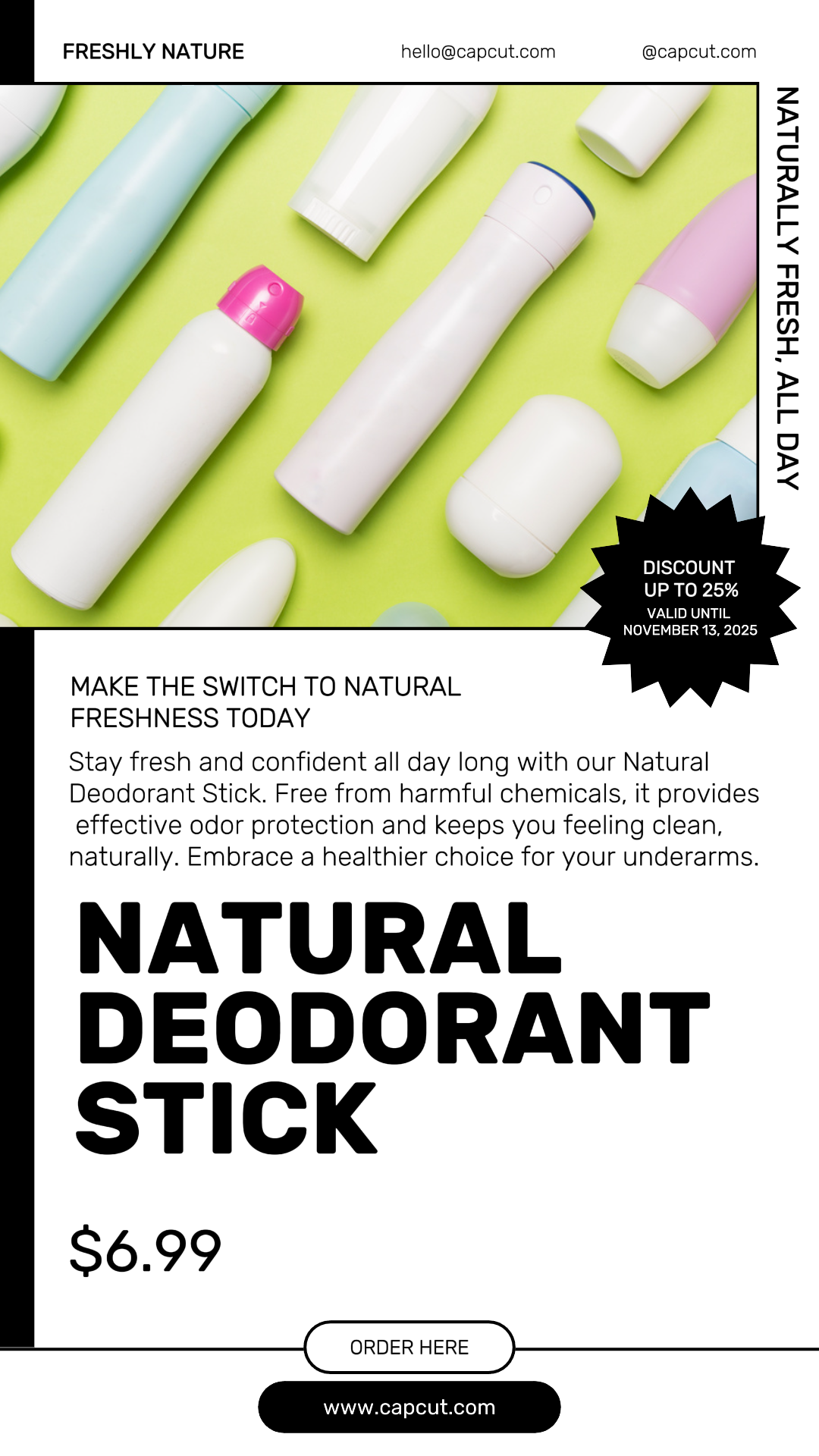 Personal Care Product Promotion Instagram Story