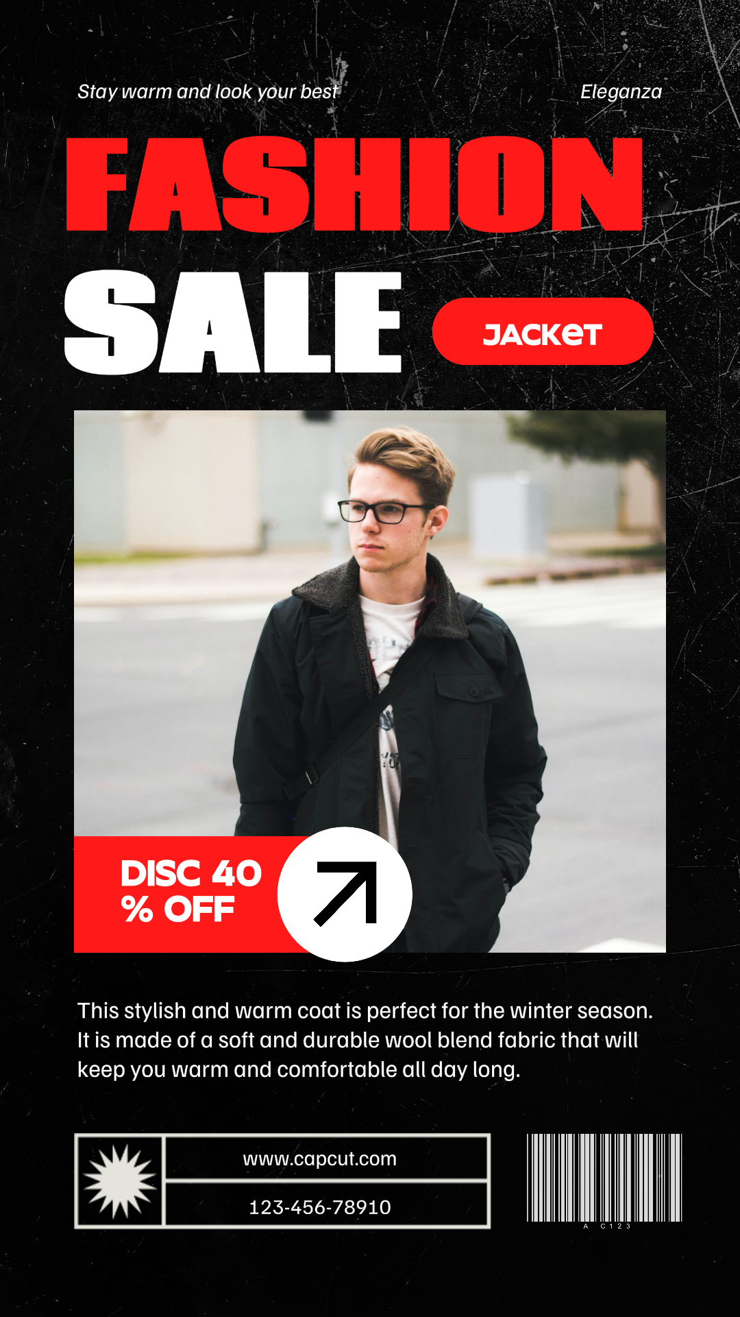 Promotion de vente flash de mode Instagram Story