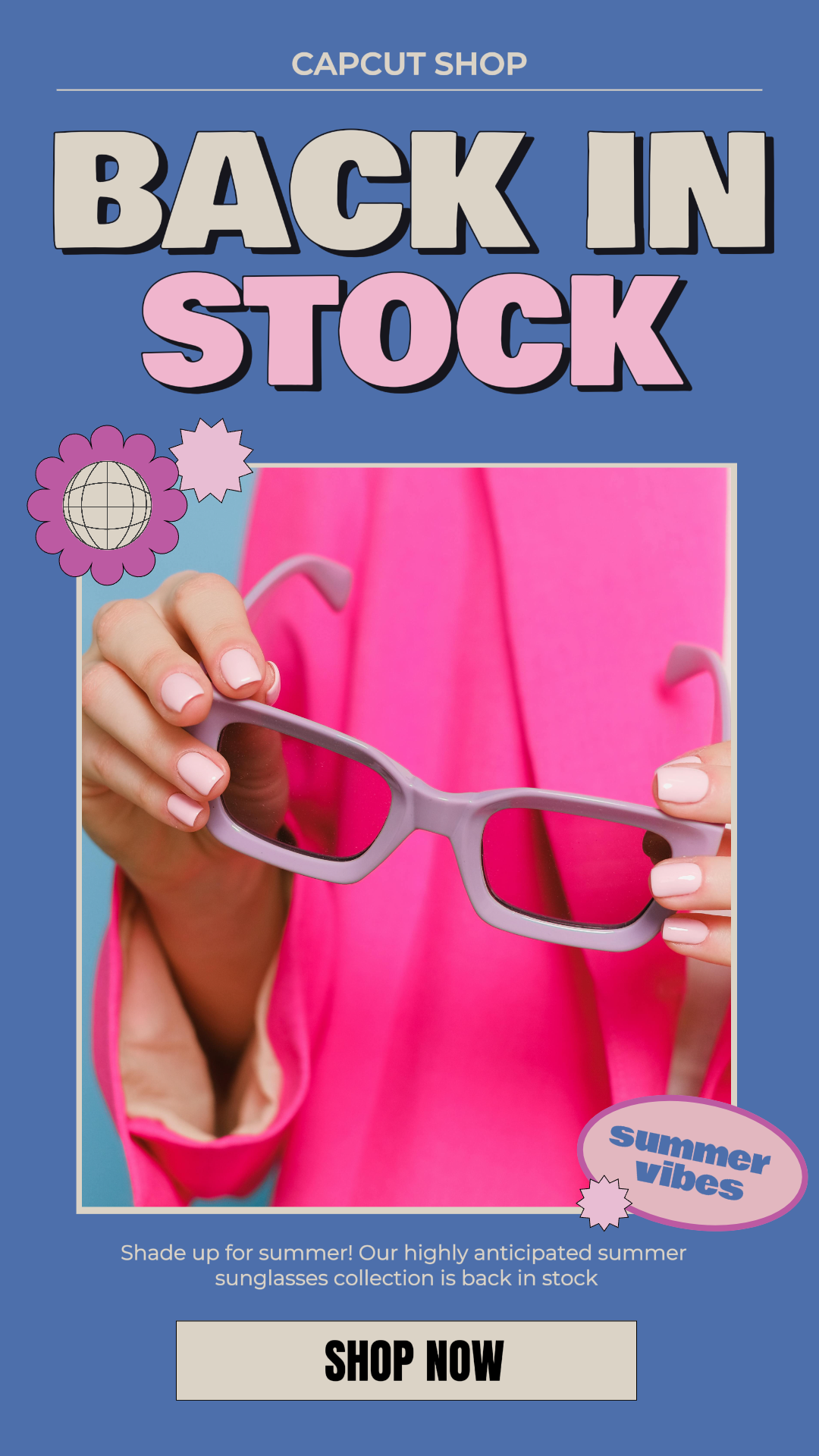 Bekleidung- Marketing- IG Story- Bekleidung- Marketing- IG Story- Zurück auf Lager Blickfang