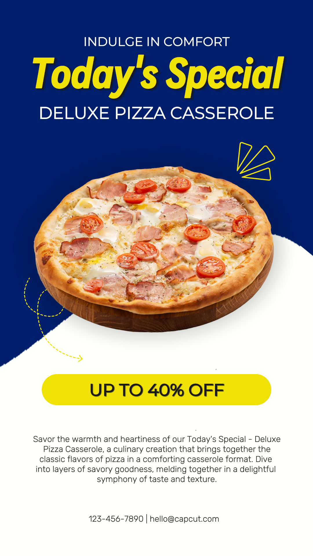 Essen heute Sondermenü Promotion Intagram Story