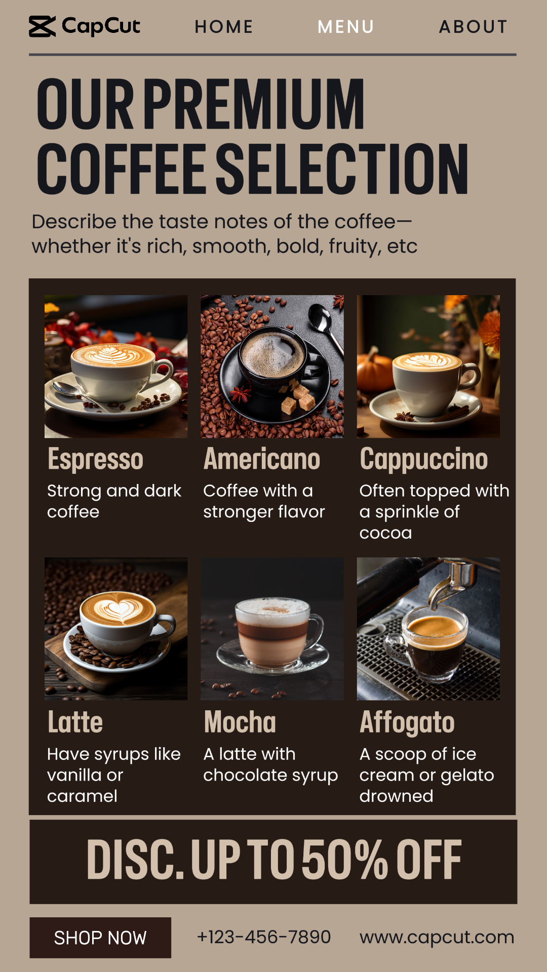 Our Premium Coffee Promotion Instagram Story