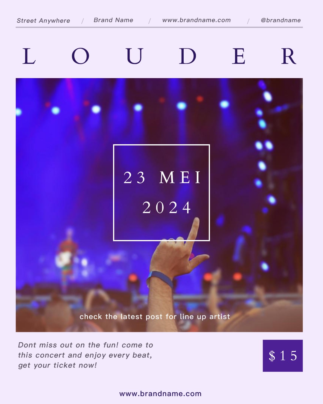 Andere Konzertkarten anzeigen Instagram Feed