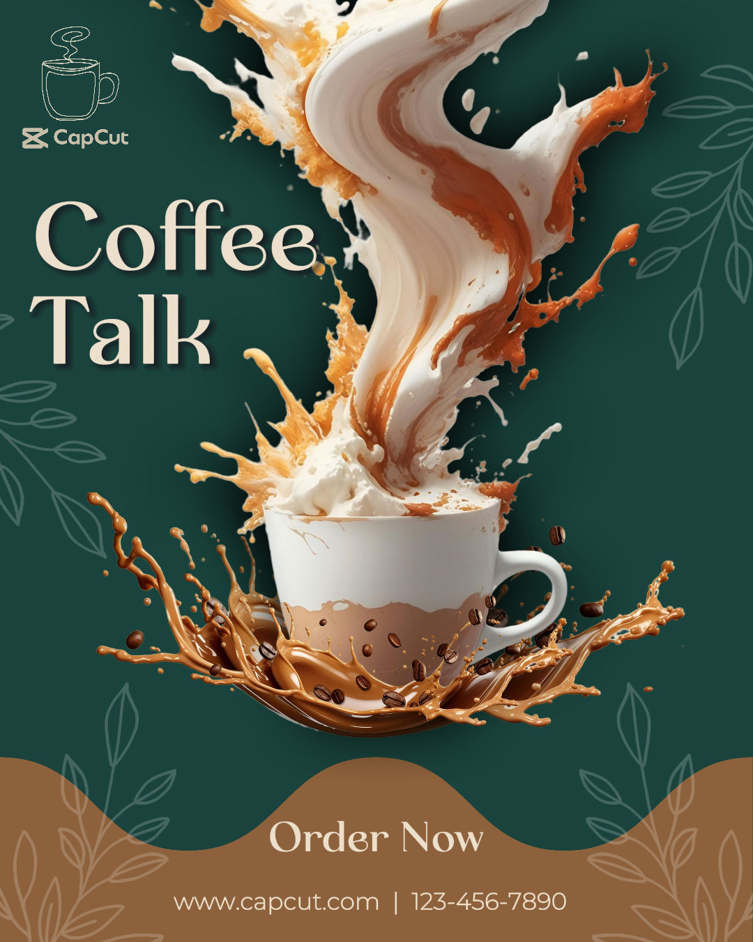 Promotion Coffee Instagram Post Cream & Brown Minimalist 18