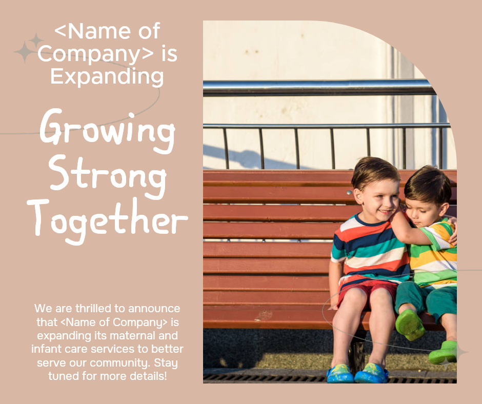 Maternal and infant care Announcement