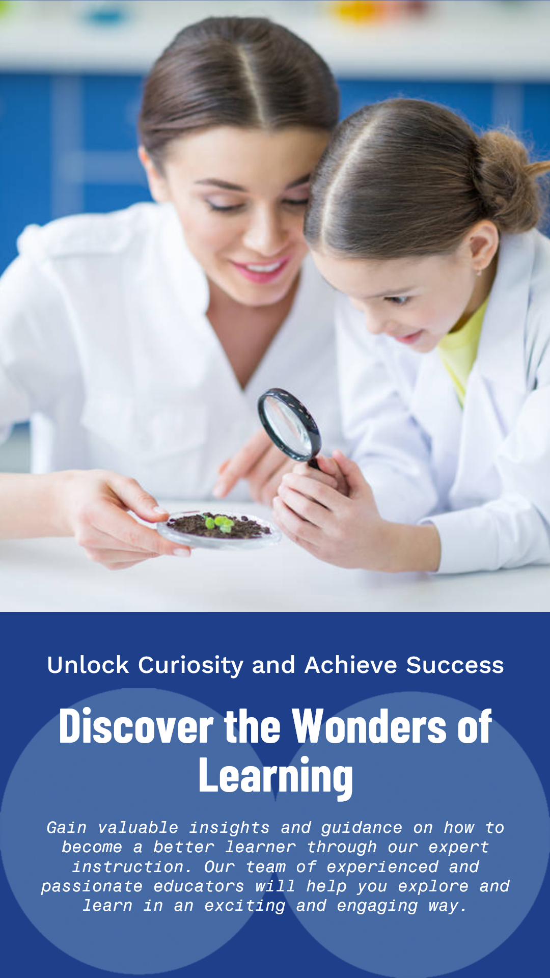 Education and training Instructions