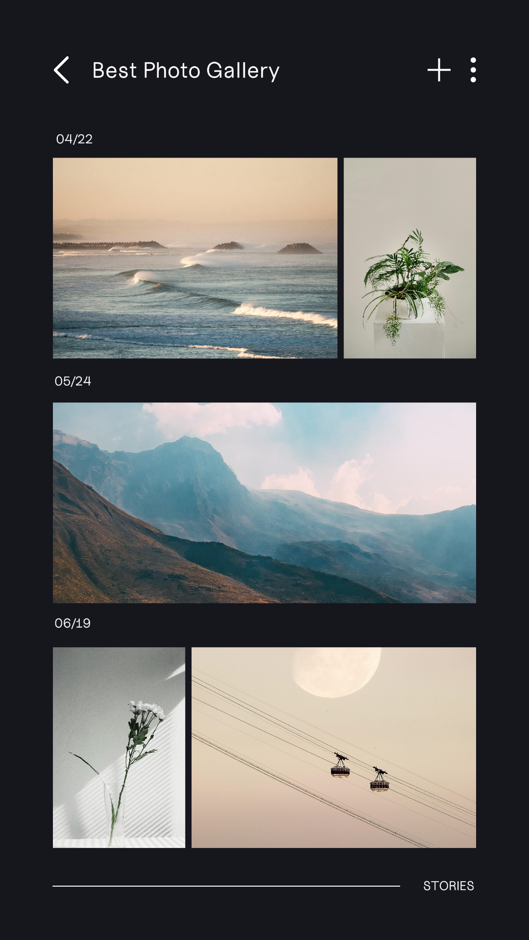 Affiche créative de collage minimaliste Instagram Meilleure galerie de photos personnelles