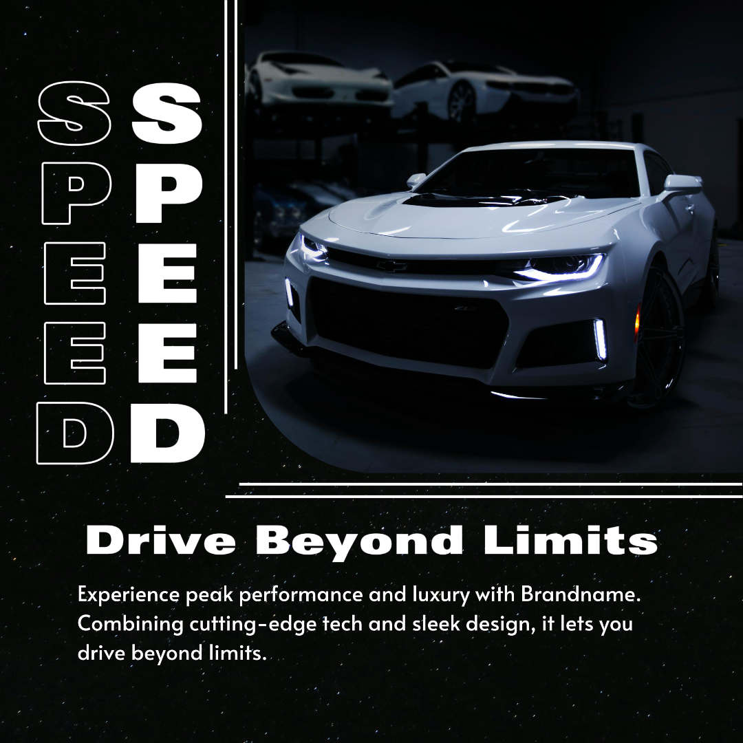 Cars Instagram Post Space Minimalist