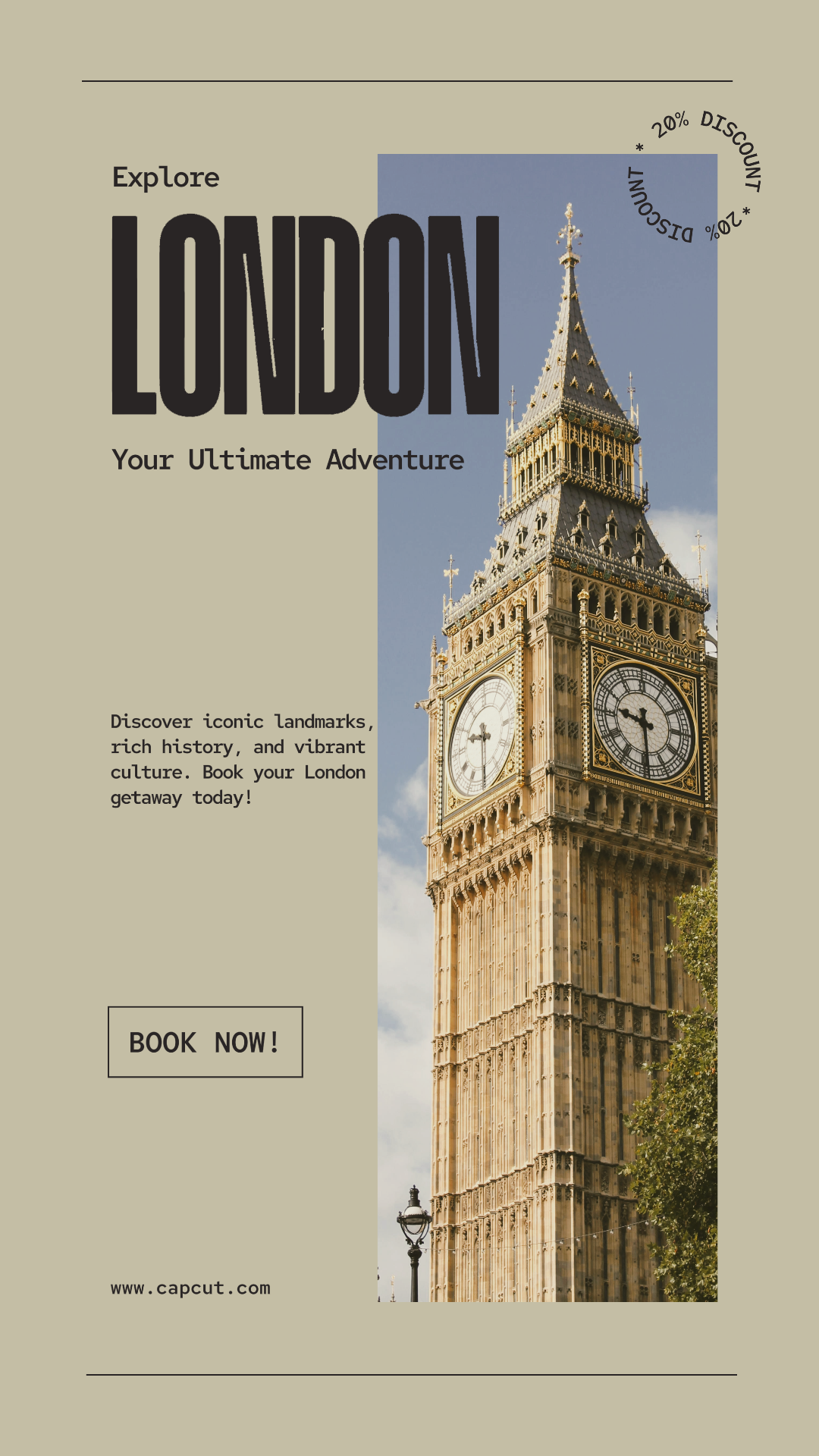 Travel Marketing Poster Instagram London