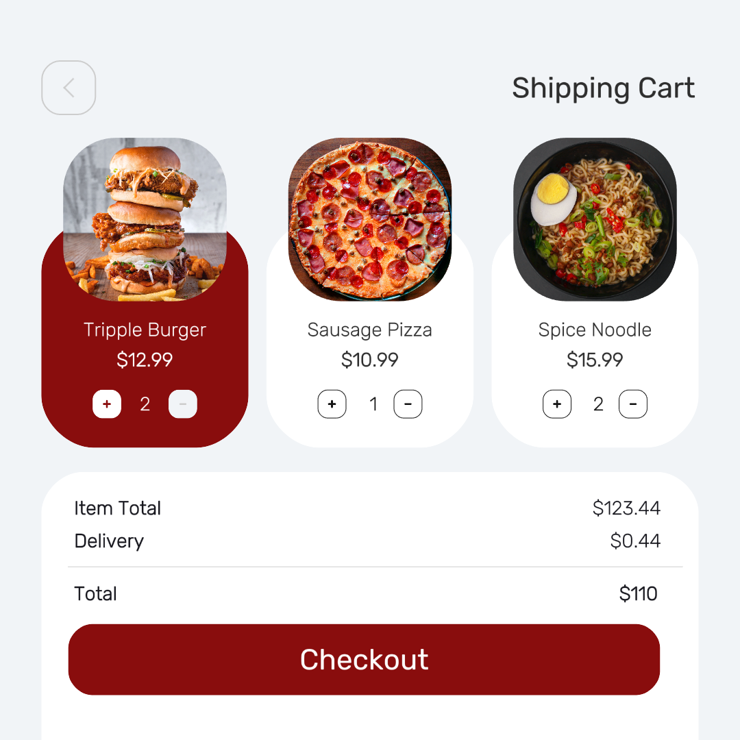 2024hot Shopping Cart Food