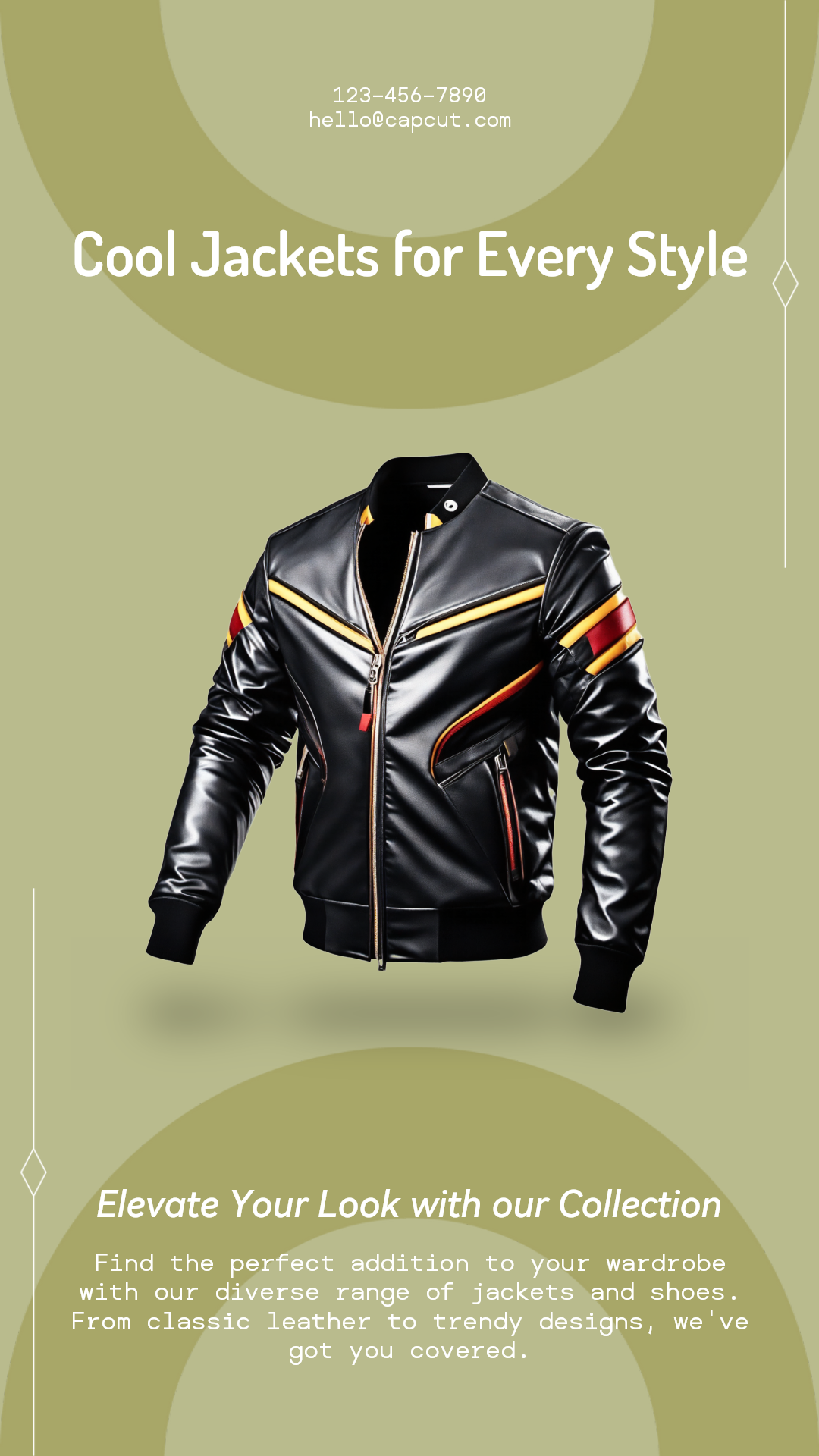 Menu Vêtements et Chaussures