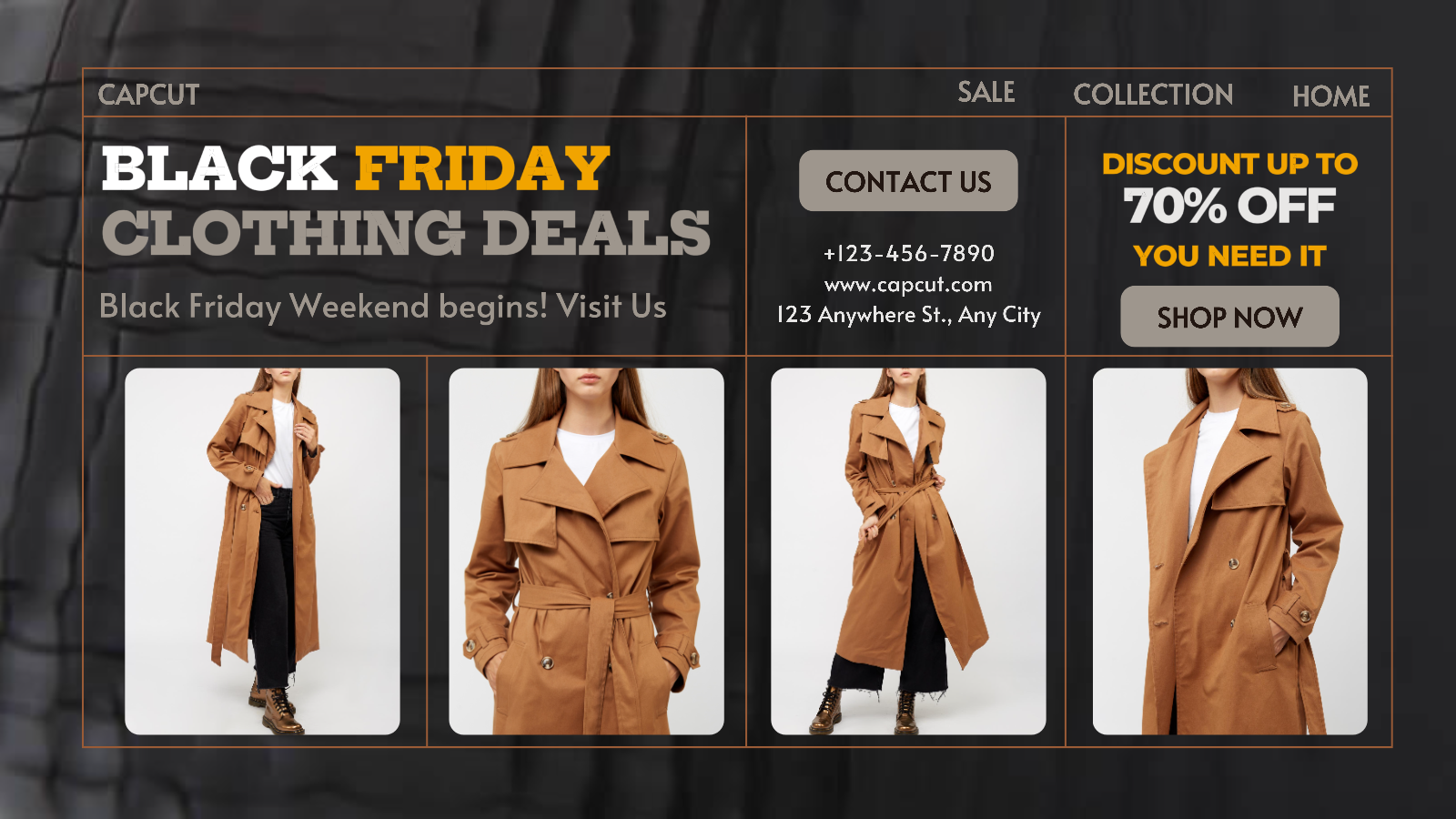 Venta de ropa del Black Friday