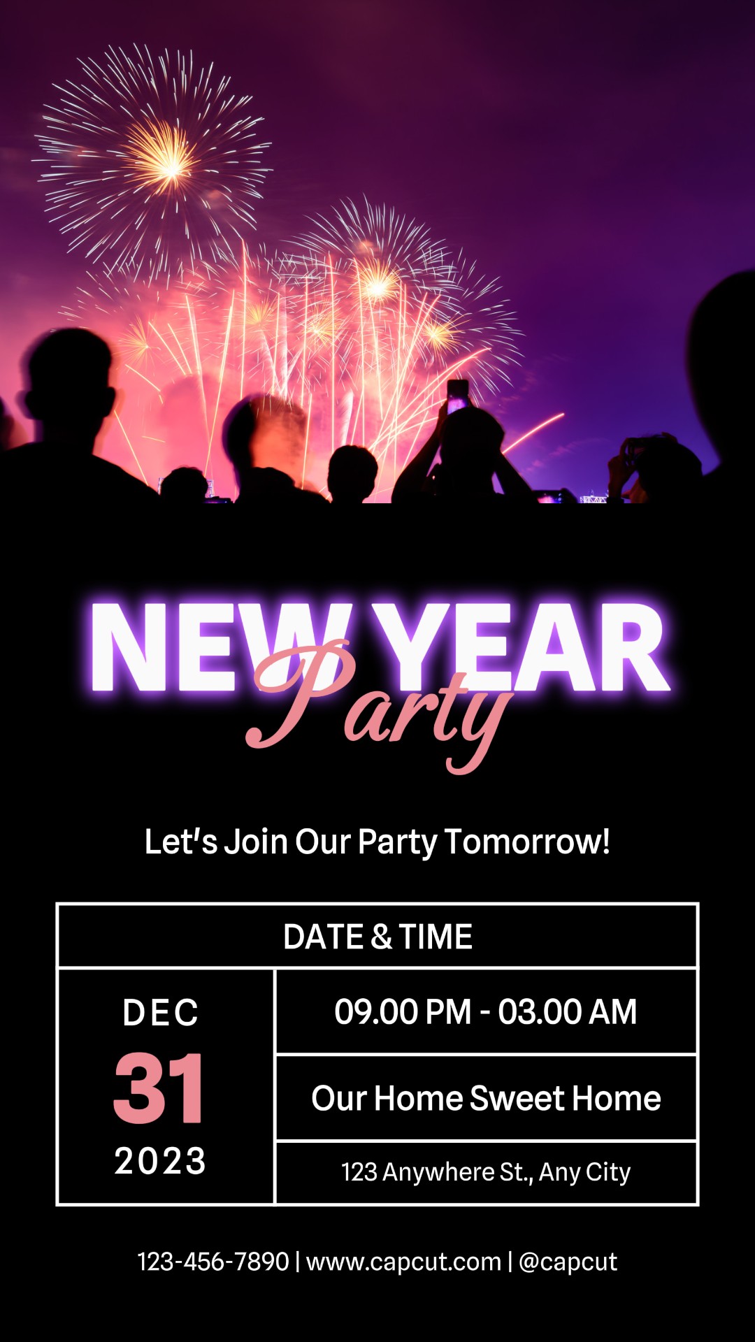 História do Instagram da Festa de Ano Novo de Outras Indústrias