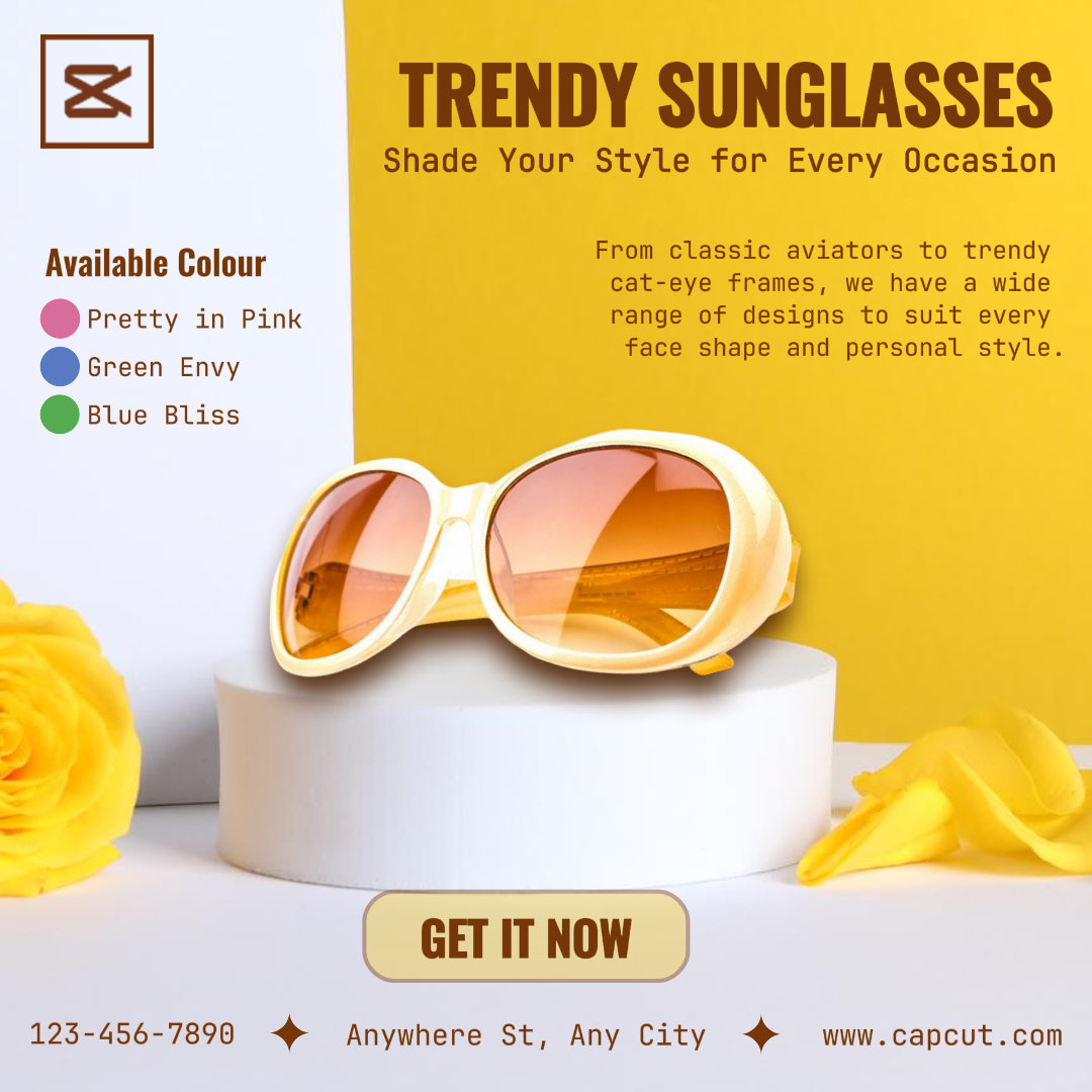 Jewelry and accessories Instagram Post Trendy Sunglassess