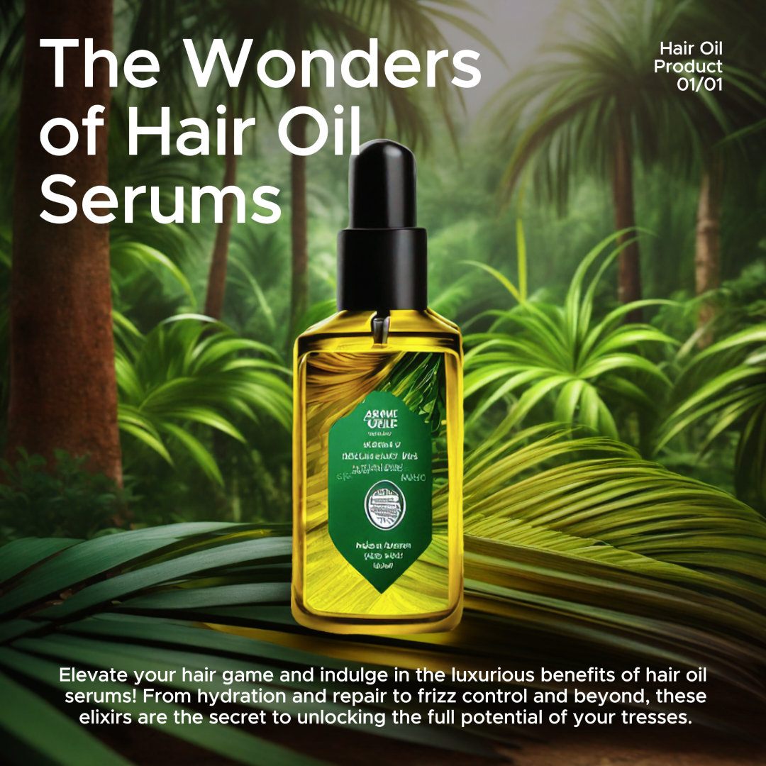 Haaröl Serum Produkt Display Instagram Post