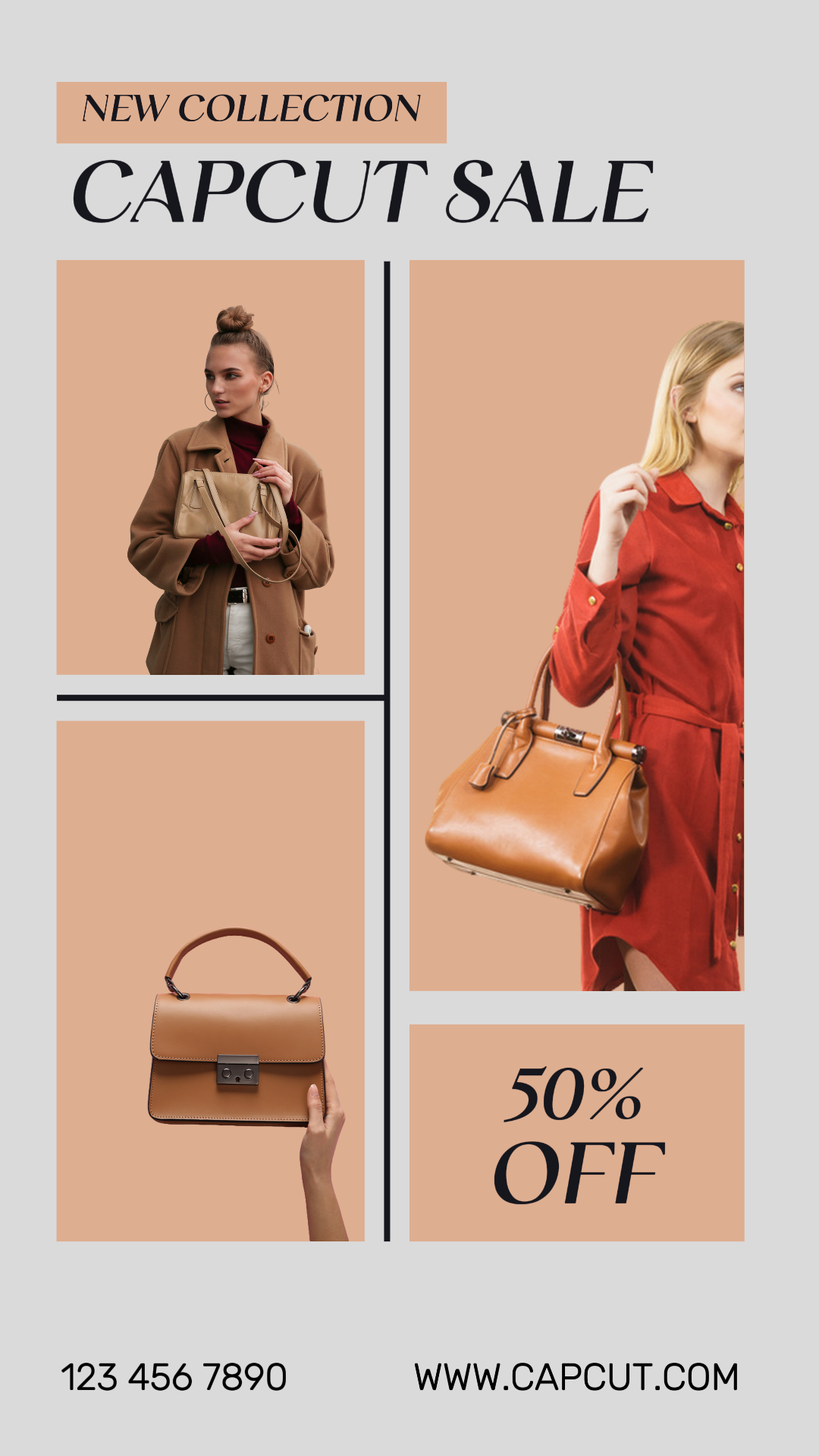 Moda BAG Nova Coleção Instagram Story minimalista