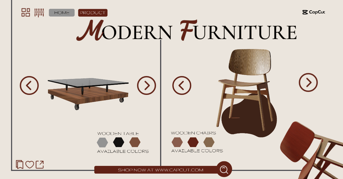 ANÚNCIOS DO FACEBOOK MARKETING DE MÓVEIS MODERNOS DOMÉSTICOS -