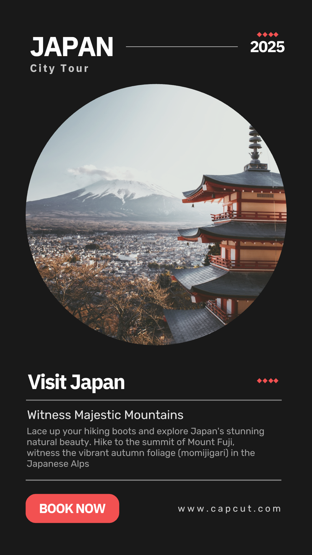 Travel Creative Poster Visit Japan Instagram Story