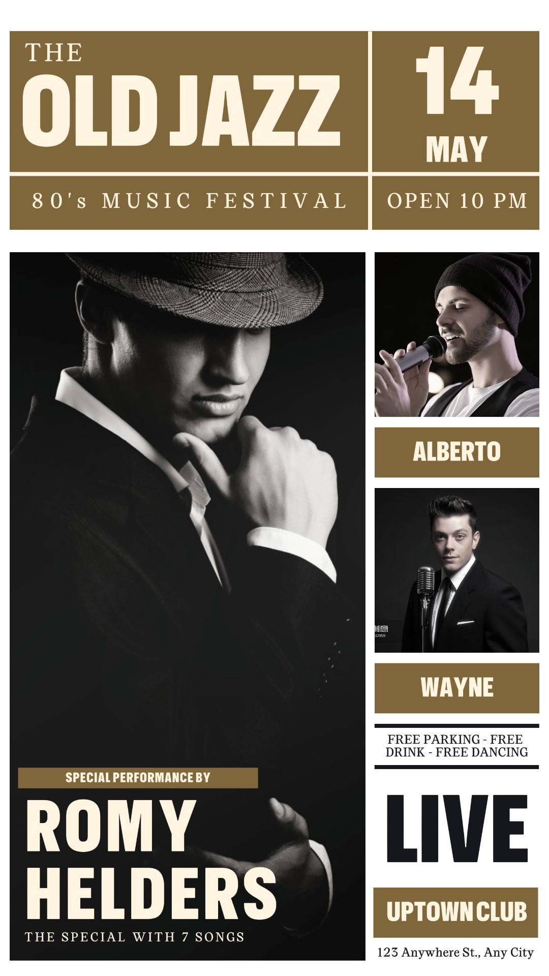 Entretenimento Jazz Music Festival Instagram Story