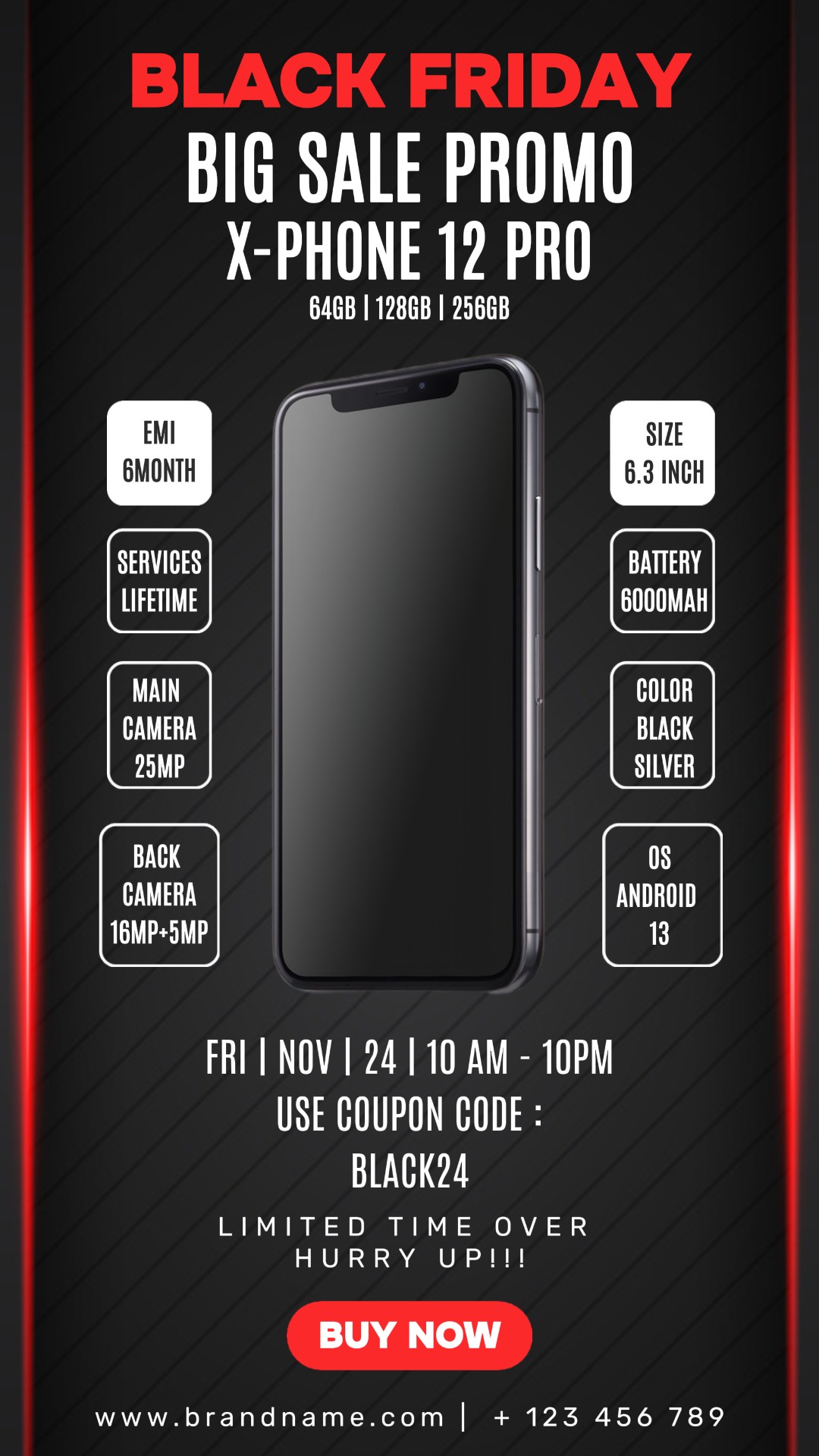 Black Friday Smartphone Product Display Instagram