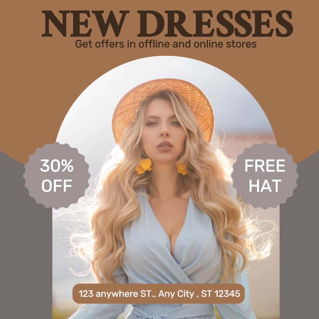 Latest clothes promotion Instagram post