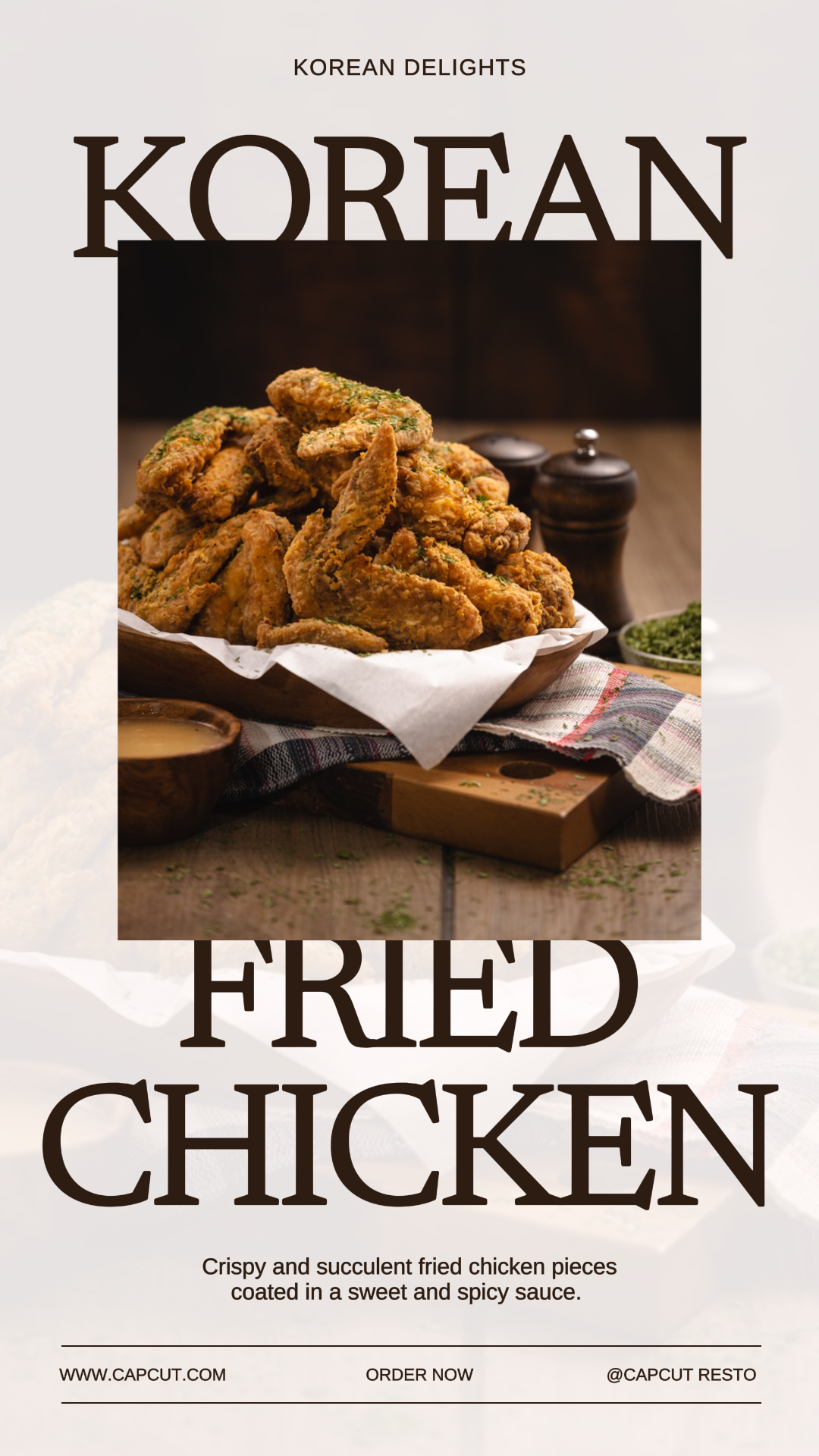 Food Product Display Instagram Story