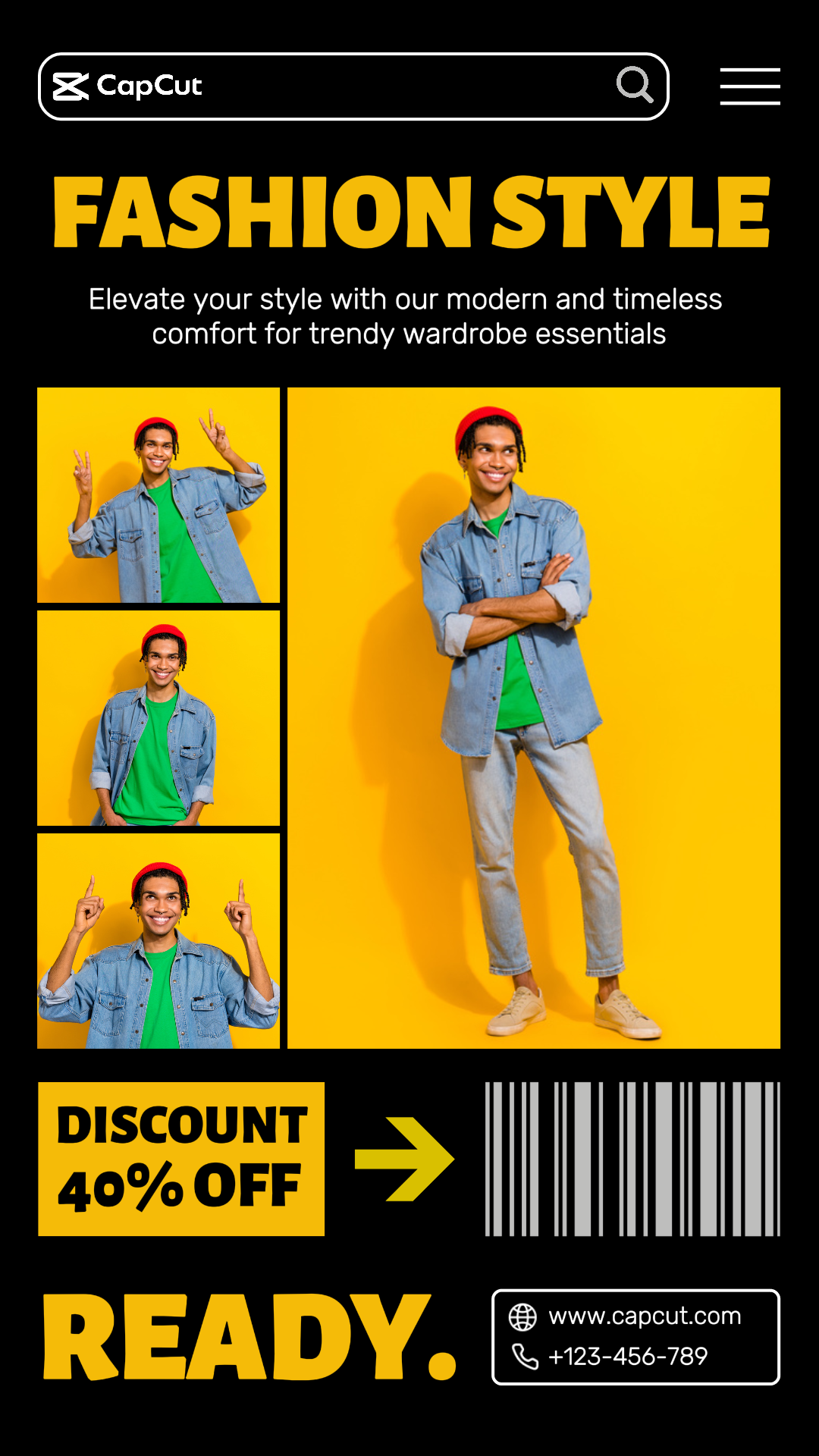 capcut template cover