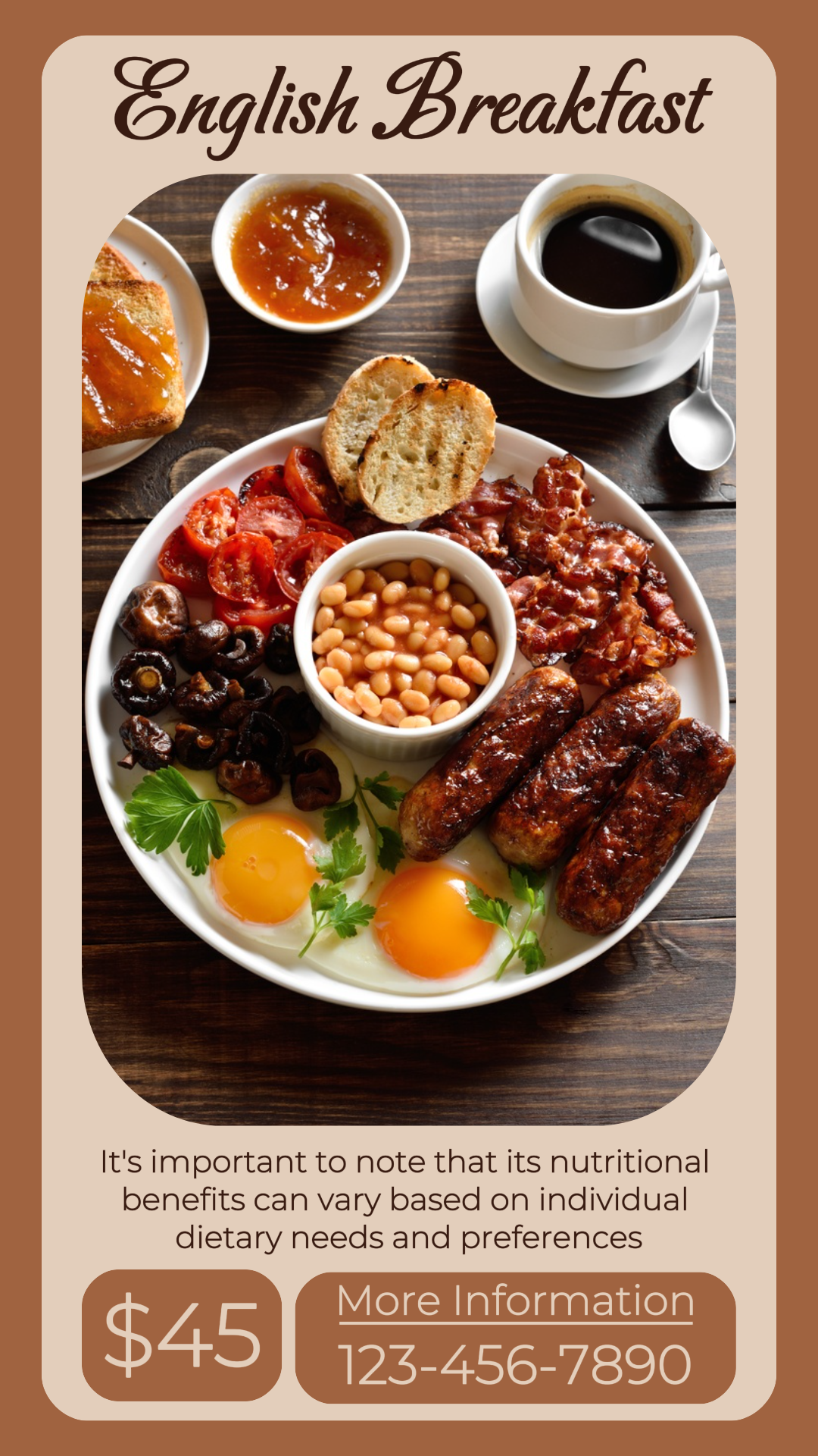 Makanan Inggris Sarapan Cerita Instagram