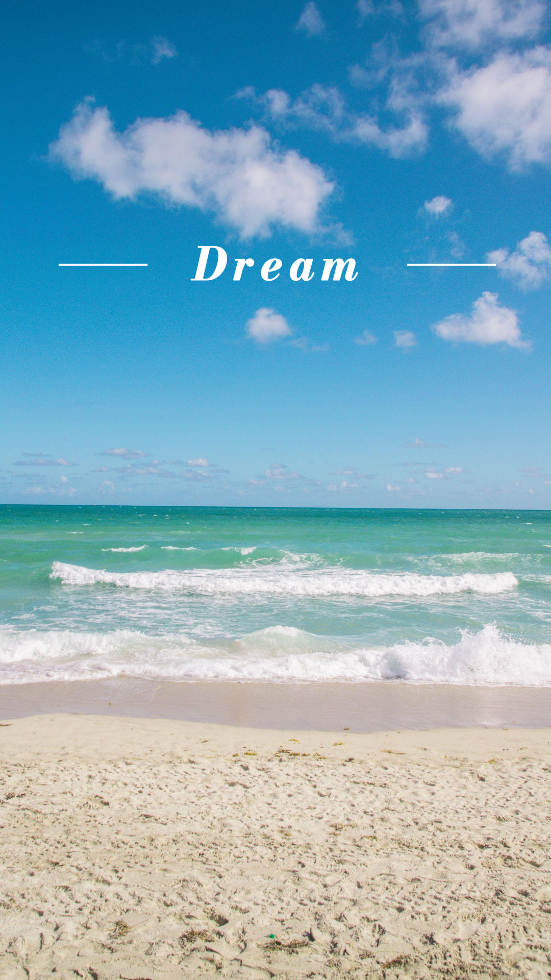 Fondo de pantalla póster creativo Historia de Instagram Playa