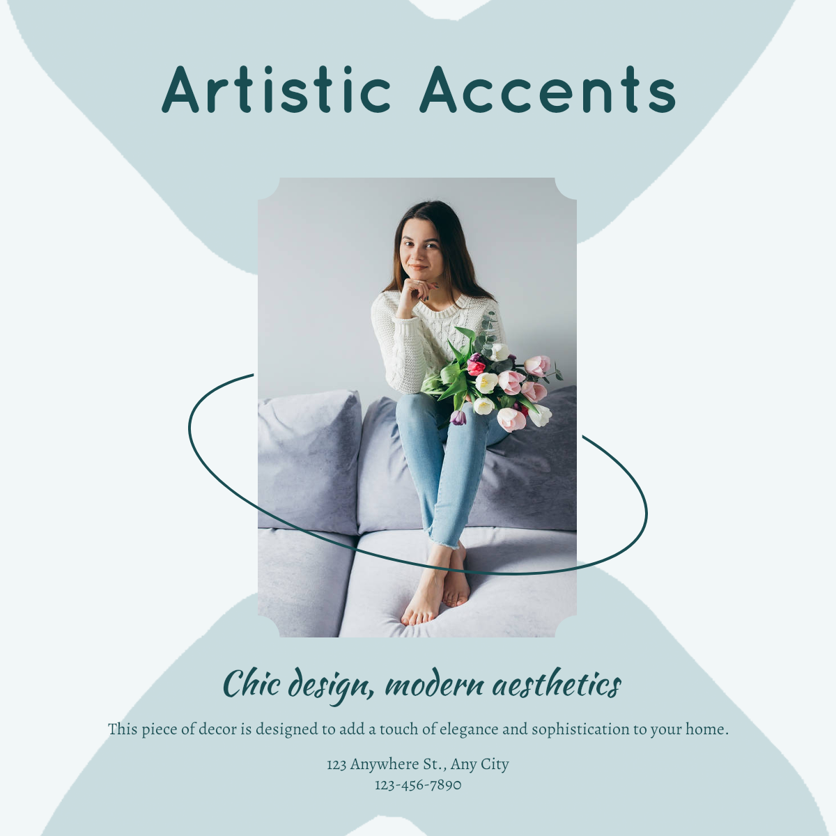 Affichage d'effets de décoration intérieure