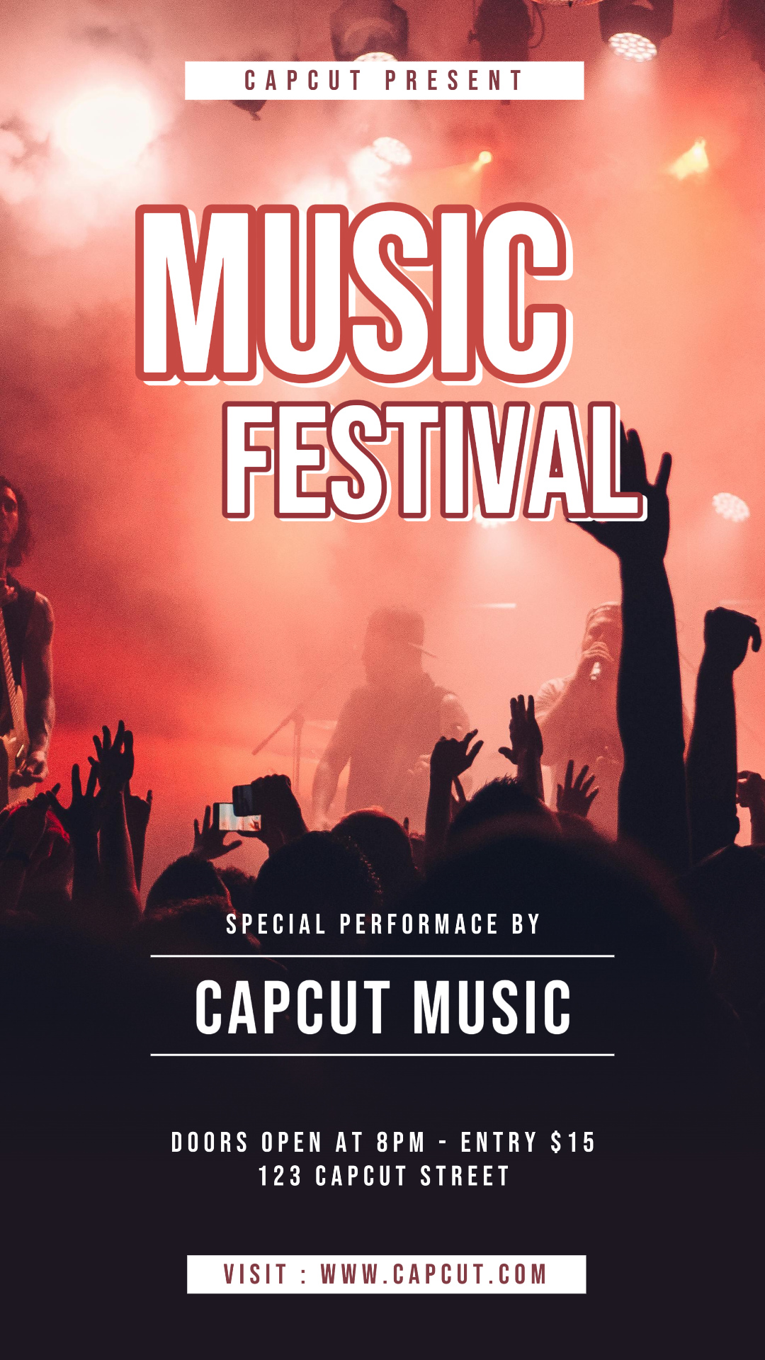 Entretenimento Instagram Story Music Festival