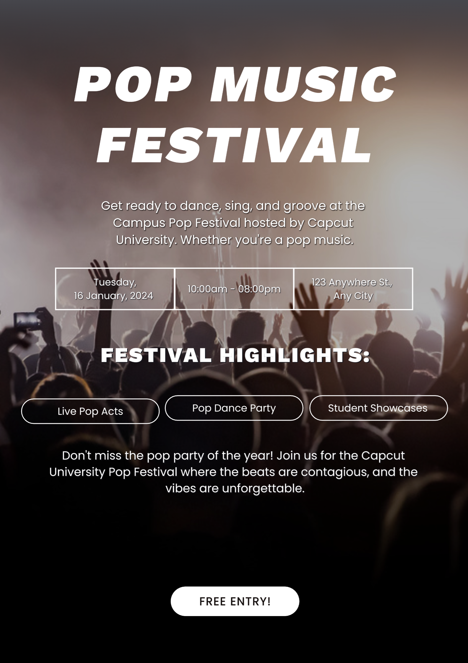 capcut template cover