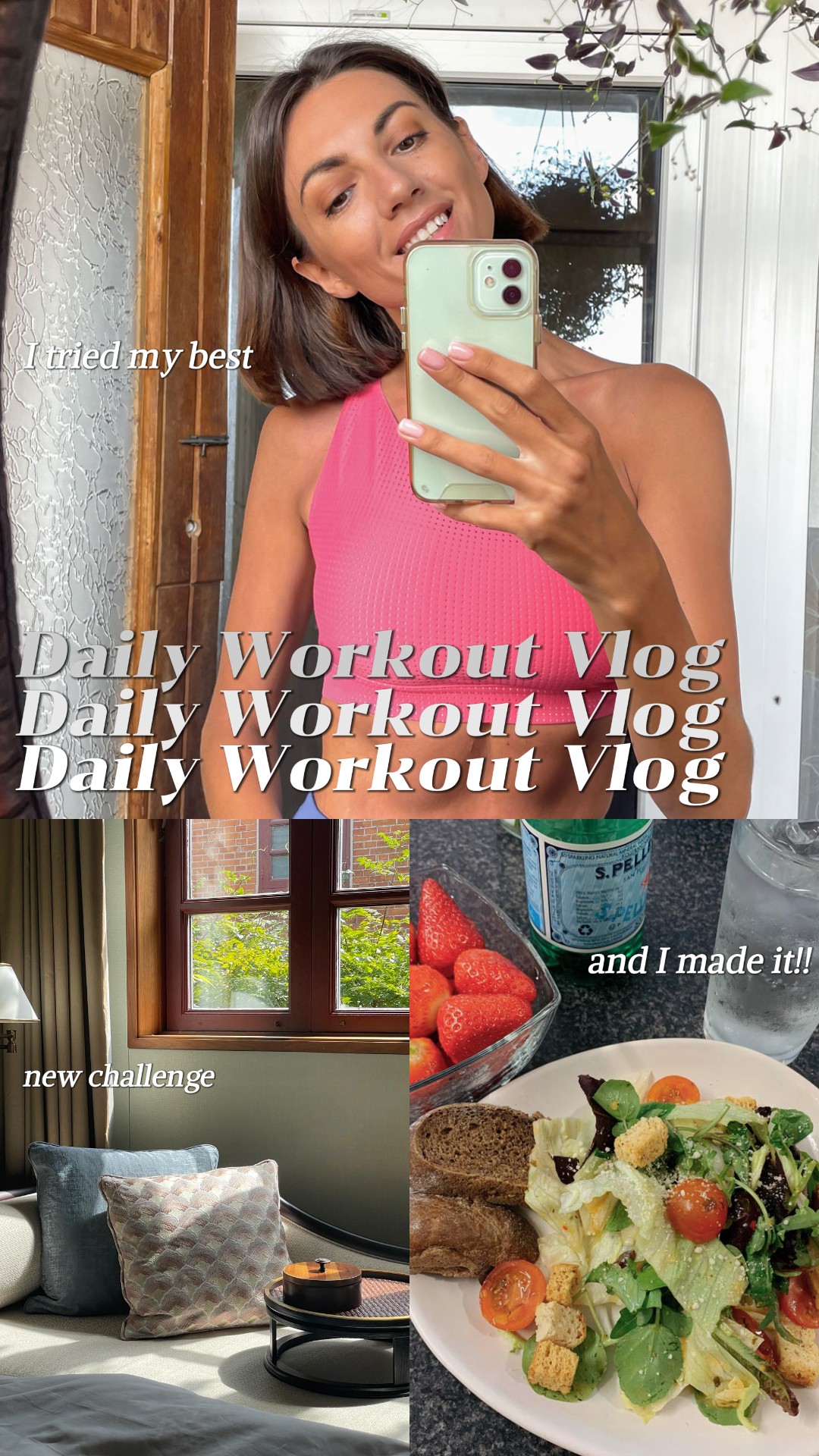 Vlog de Entrenamiento Diario Youtube Miniatura 9: 16