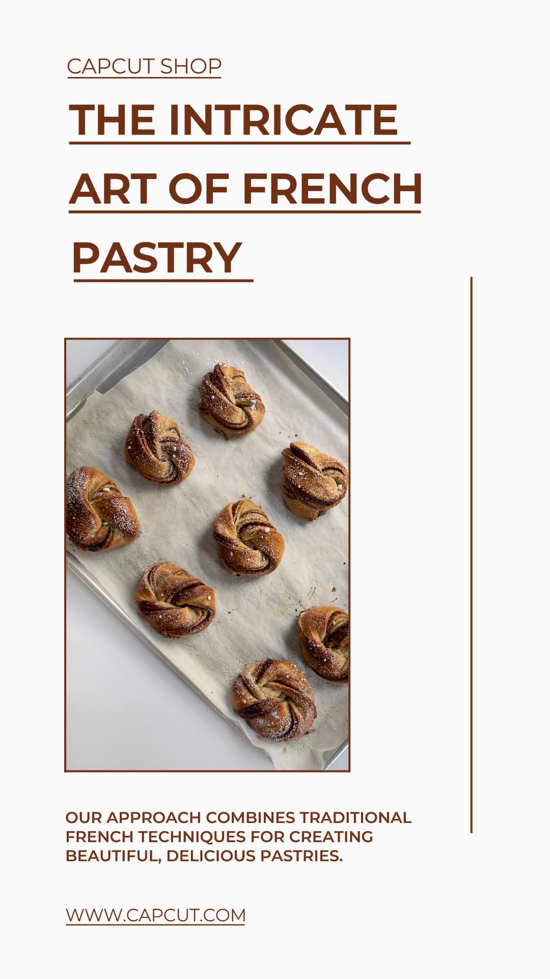 Marketing Foods & Beverage General Promotion Instagram Story Pastry Brown