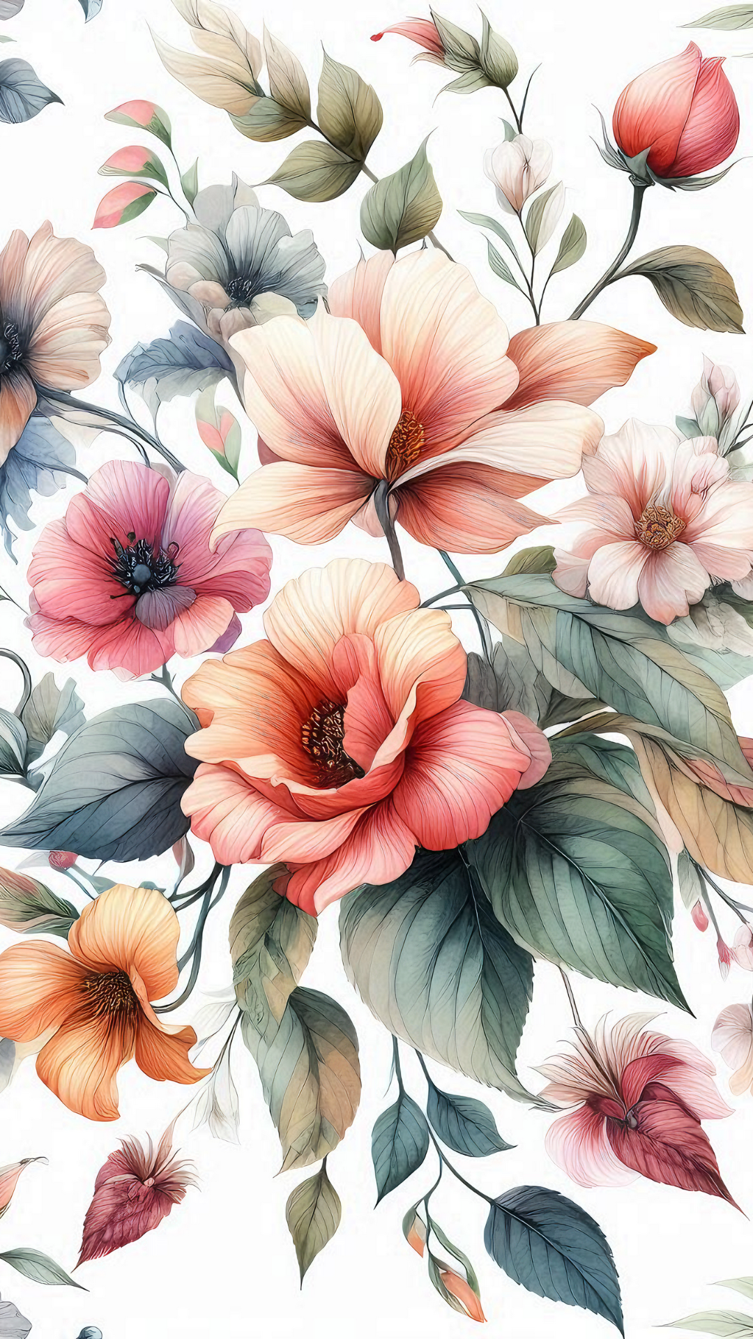 Wallpaper creative poster flower