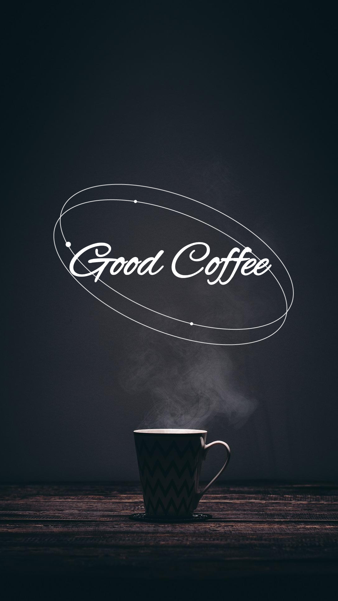 Wallpaper creative poster Instagram story Coffee