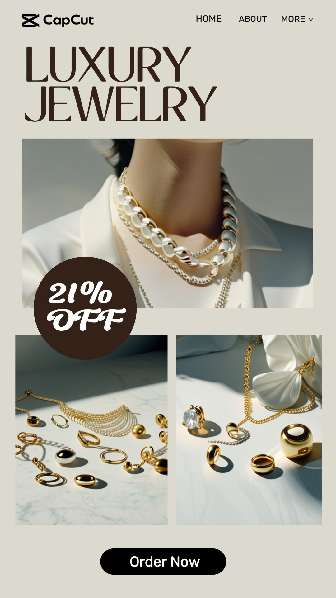 Luxury Jewelry Discount TikTok Post