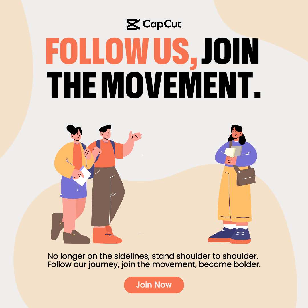 Rejoignez le mouvement - Instagram Post