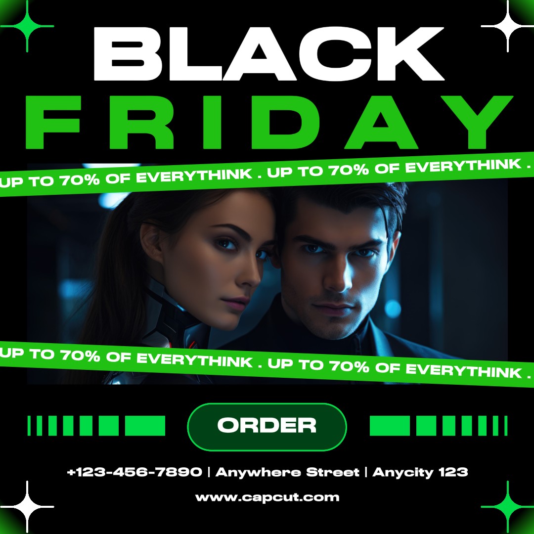 Mode Black Friday Promotions Instagram Post