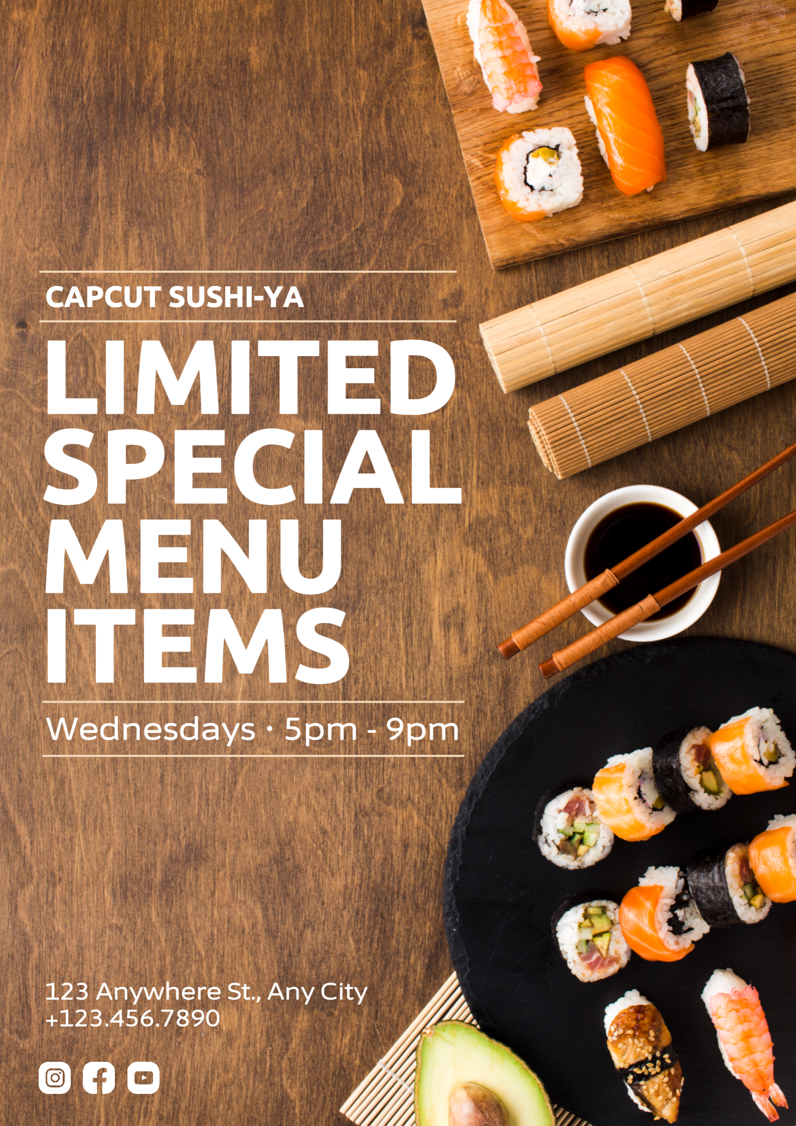 Comida y bebida - Póster de Sushi House