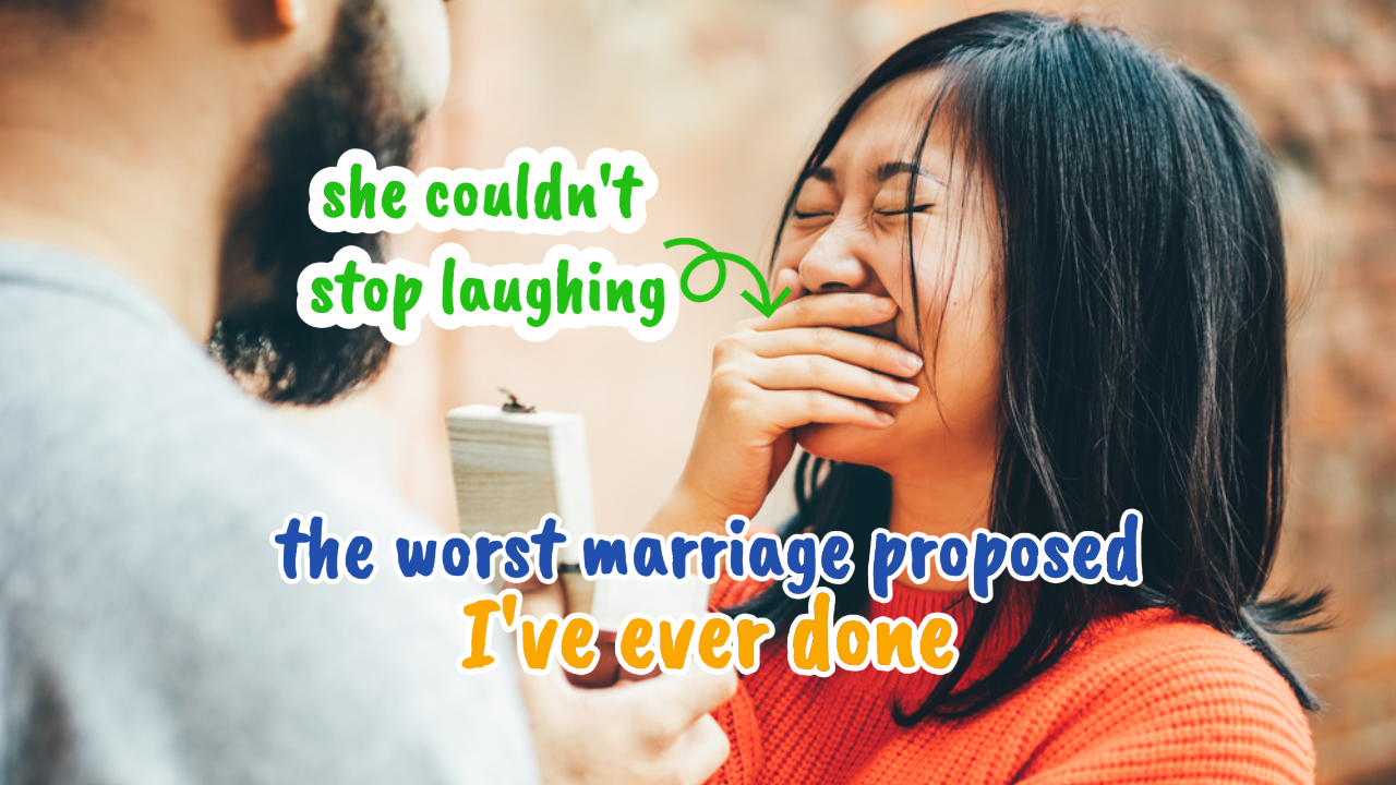 Miniatura de Youtube: propuesta de matrimonio de reacción