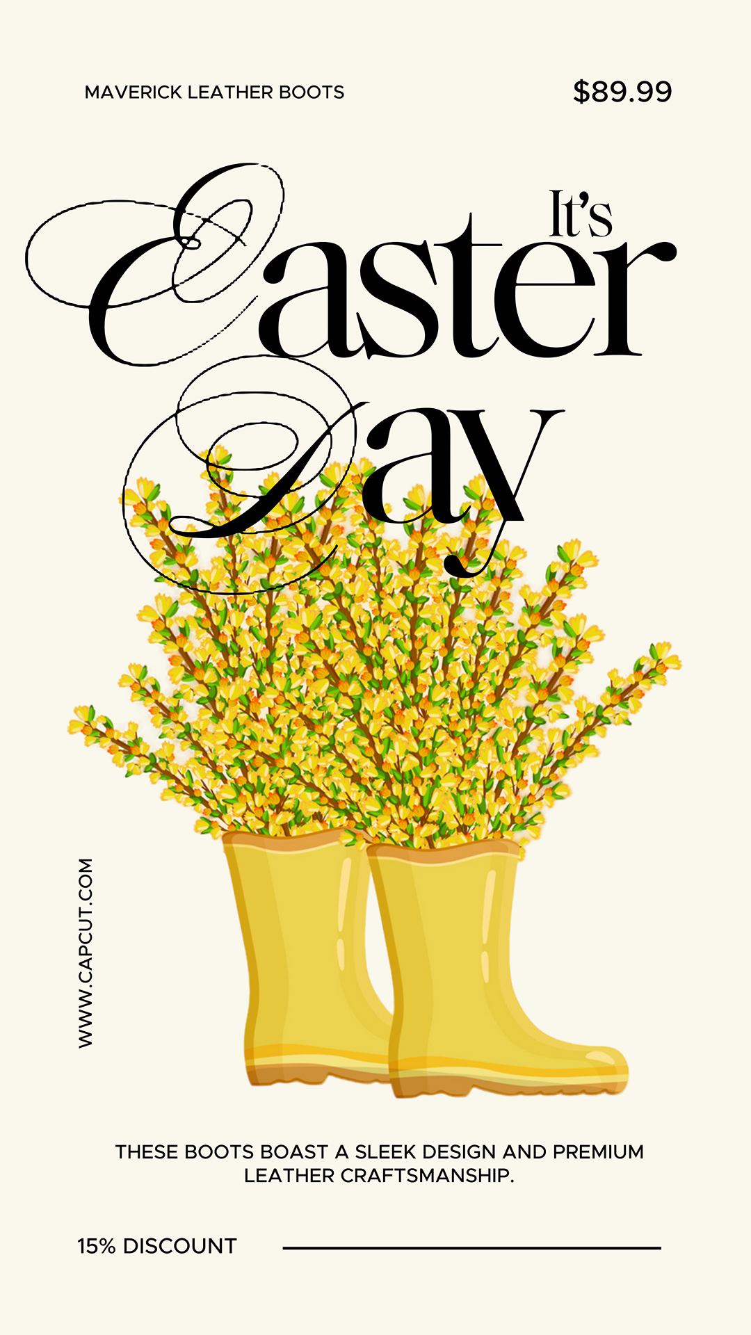 Poster Pemasaran Hari Paskah Kisah Instagram