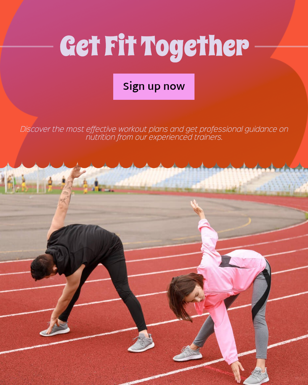 Anúncio de Treino e Fitness