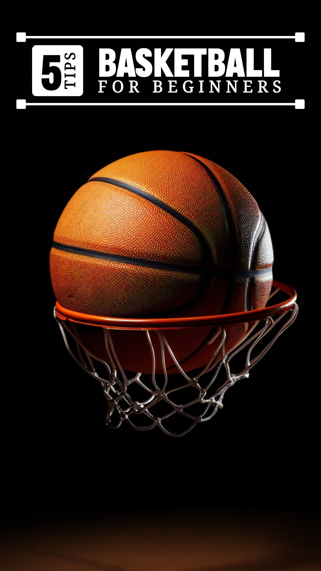 9: 16 YouTube-Miniaturansicht - Lernen 5 Tipps Basketball für Anfänger